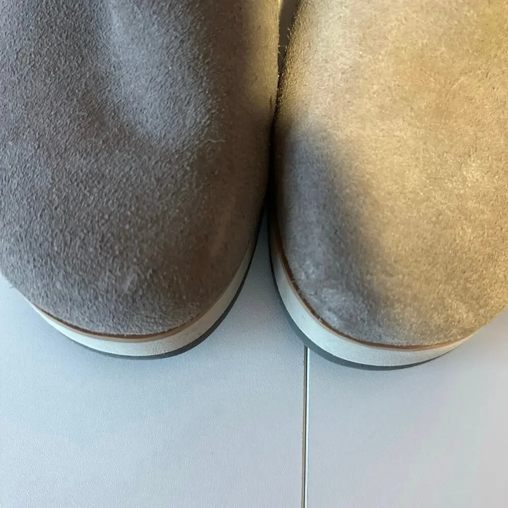 Merrell Women’s Juno Bluff‎ Polar Waterproof Snow Boots Size 10 Gray Tan Suede
